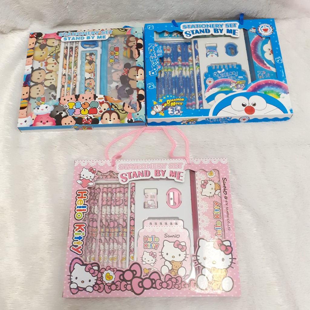 

Paket Alat Tulis Set / Stationery Set Anak Lucu Tempat Pensil + Isi