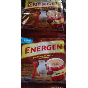 

energen sereal dan susu rasa cokelat ECER 34gr(pcs)