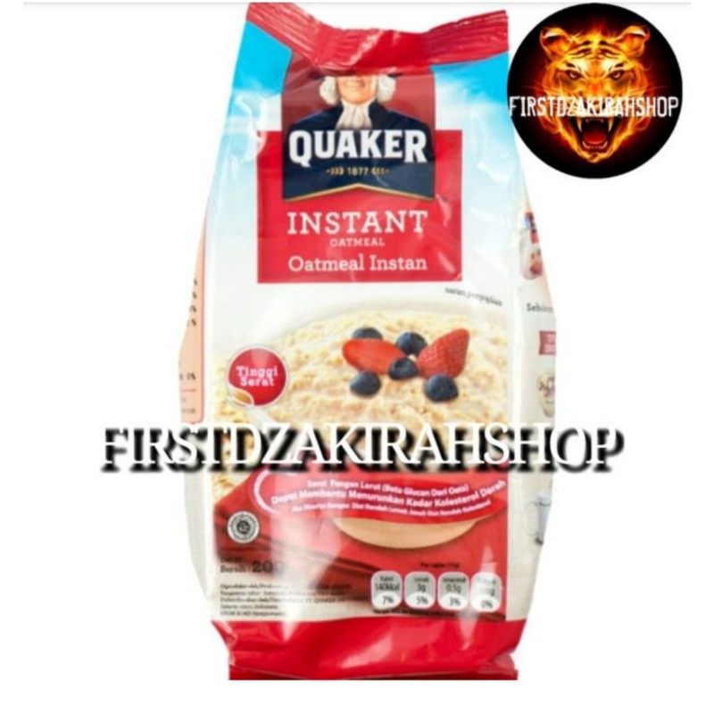 

Quaker Oatmeal instant 200gr
