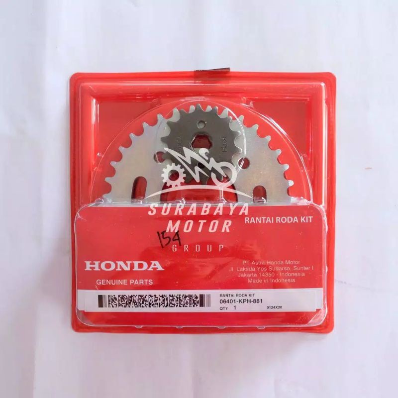 Gearset Karisma Kirana Supra X 125 KPH AHM Honda