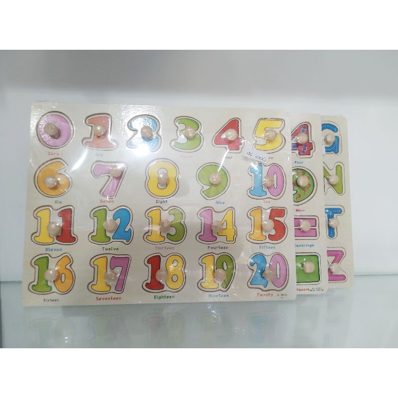 Puzzle Kayu Huruf ABC dan Angka | Mainan Edukasi