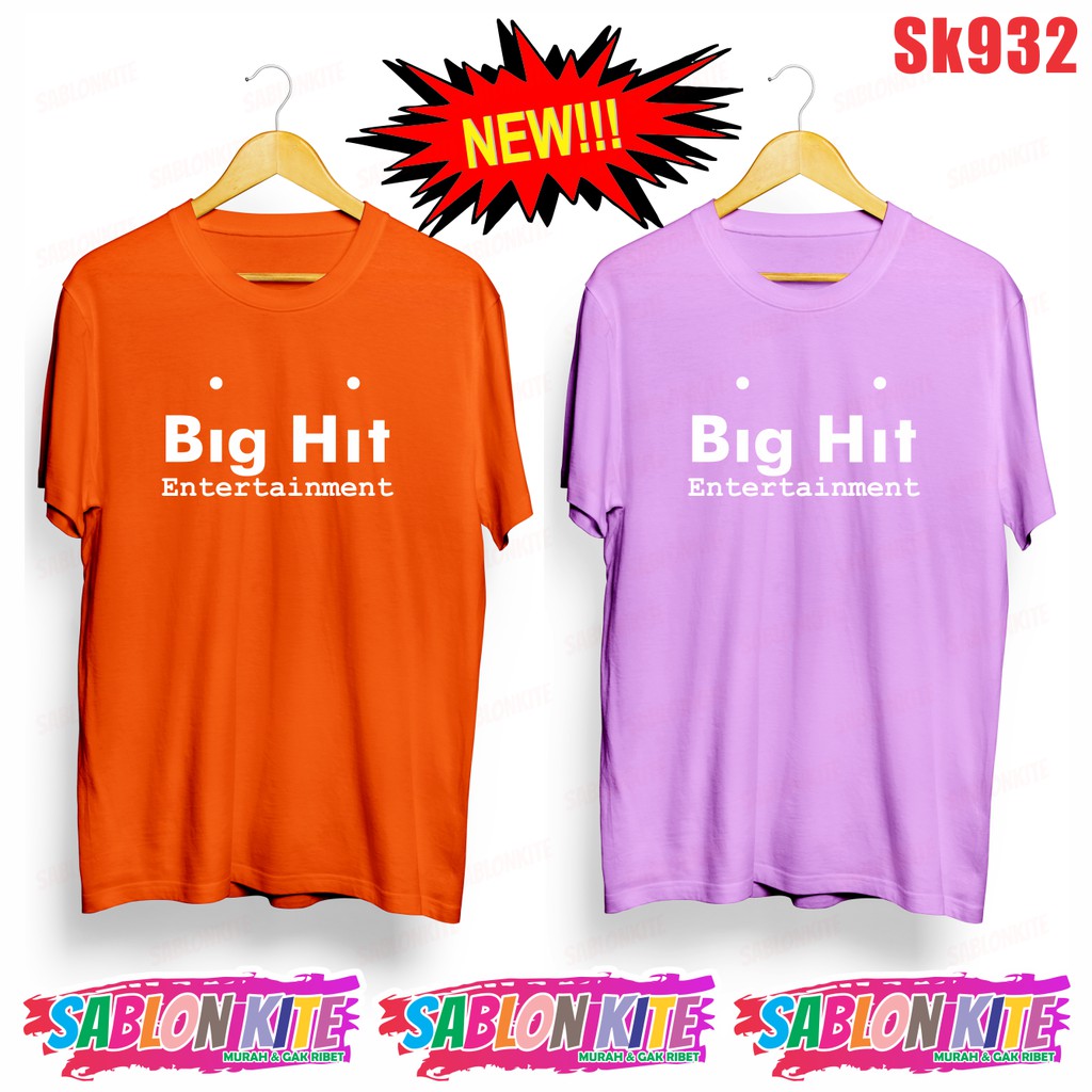 MURAH!!! KAOS KPOP BIGHIT BIG HIT SK932 UNISEX COMBED 30S