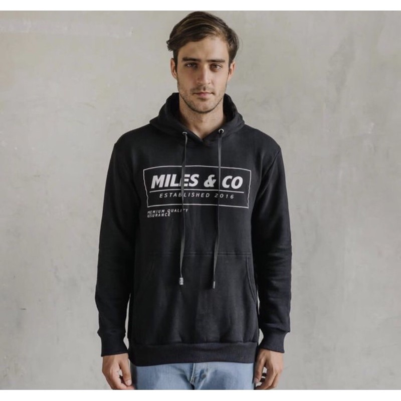 Hodie Sweater Miles&co - Hitam