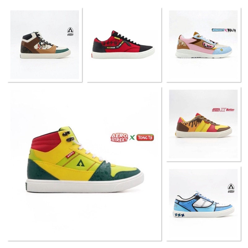 Aerostreet Putih Biru / Tong Tji / Hoops Wayang / X Boncabe / Muklay / Better Brand New In Box