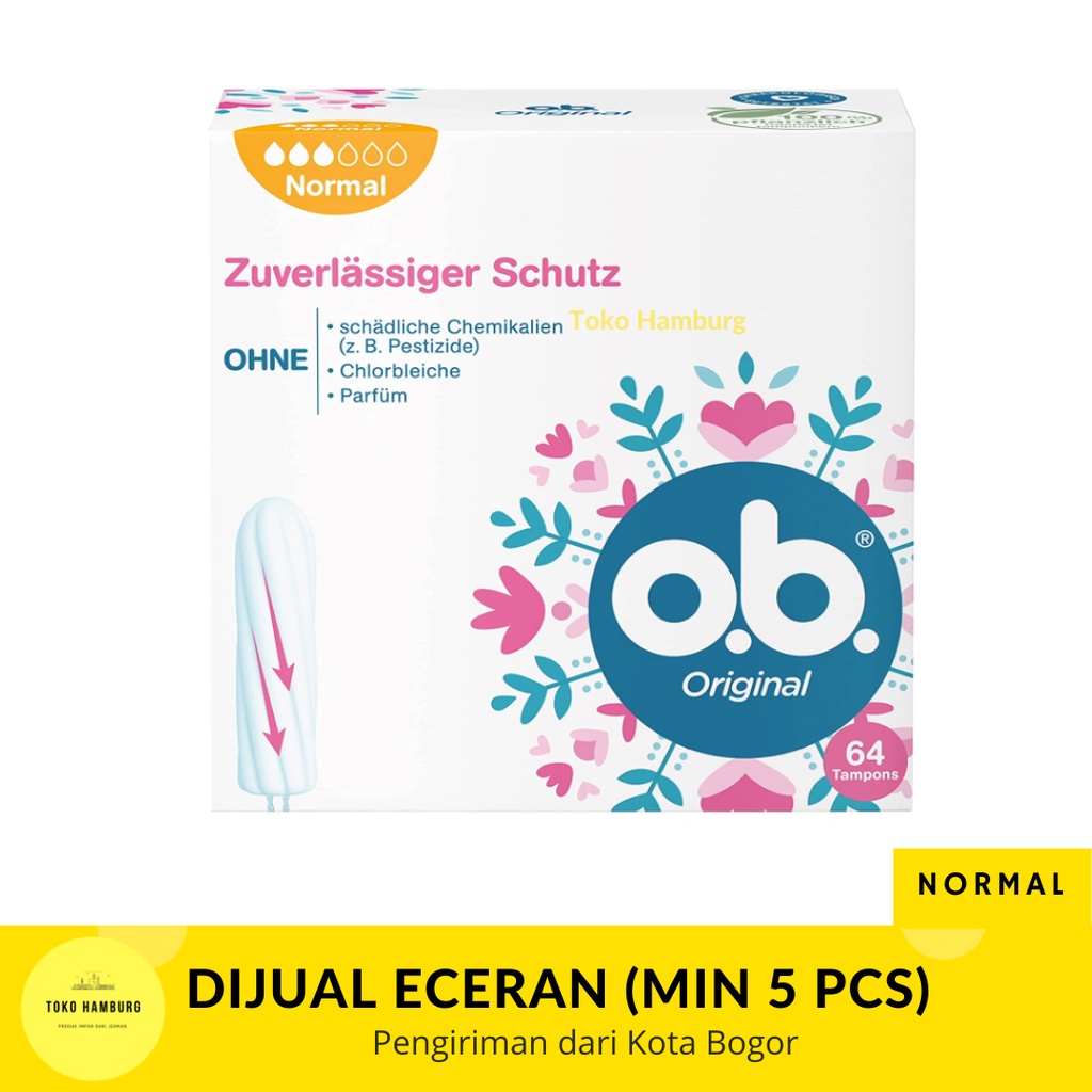 TAMPON OB ORIGINAL NORMAL ECERAN MINIMUM 5 TAMPON