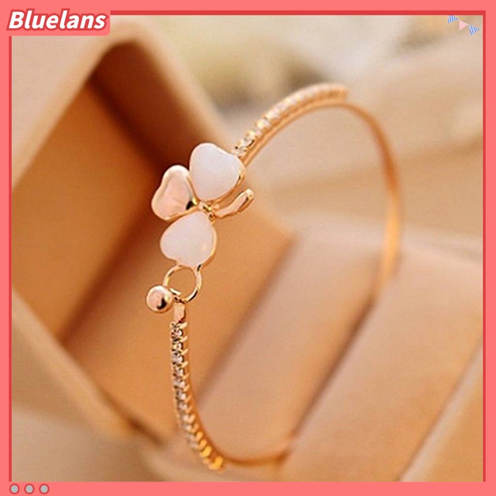 Bluelans Women Bracelet Stylish Love Heart Shapes Alloy Women Chain Bracelet