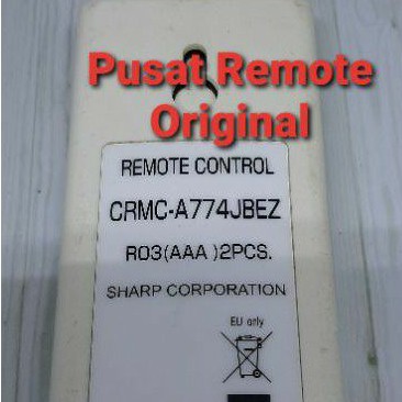 REMOTE REMOT AC SHARP CRMC-A774JBEZ ORIGINAL ASLI