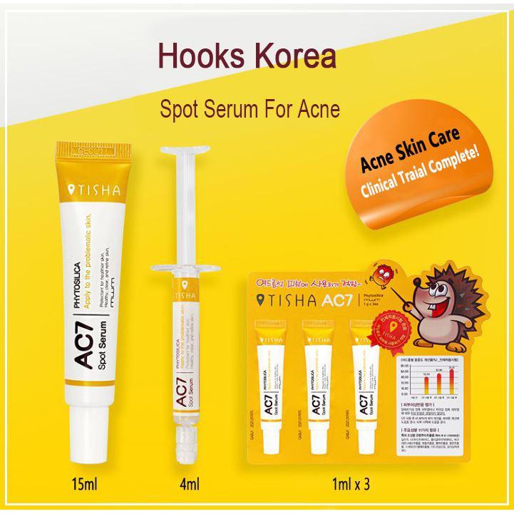 

DR.Tisha [Sachet] TISHA AC7 SPOT SERUM (Sachet 3pc*1g )