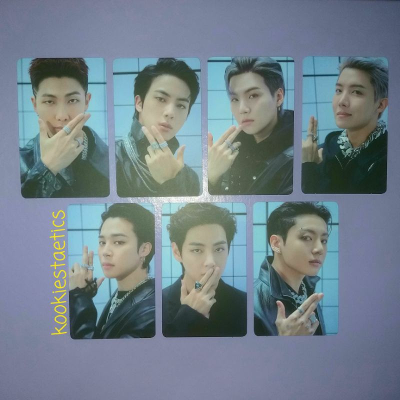 [booked] Photocard PC BTS Proof Standard Edition Set A Namjoon RM Seokjin Jin Yoongi Suga Hoseok Jho