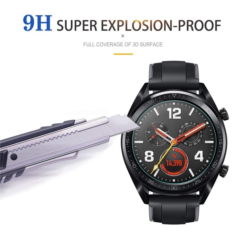 Pelindung Layar Tempered Glass 9h Anti Gores Untuk Huawei Watch GT