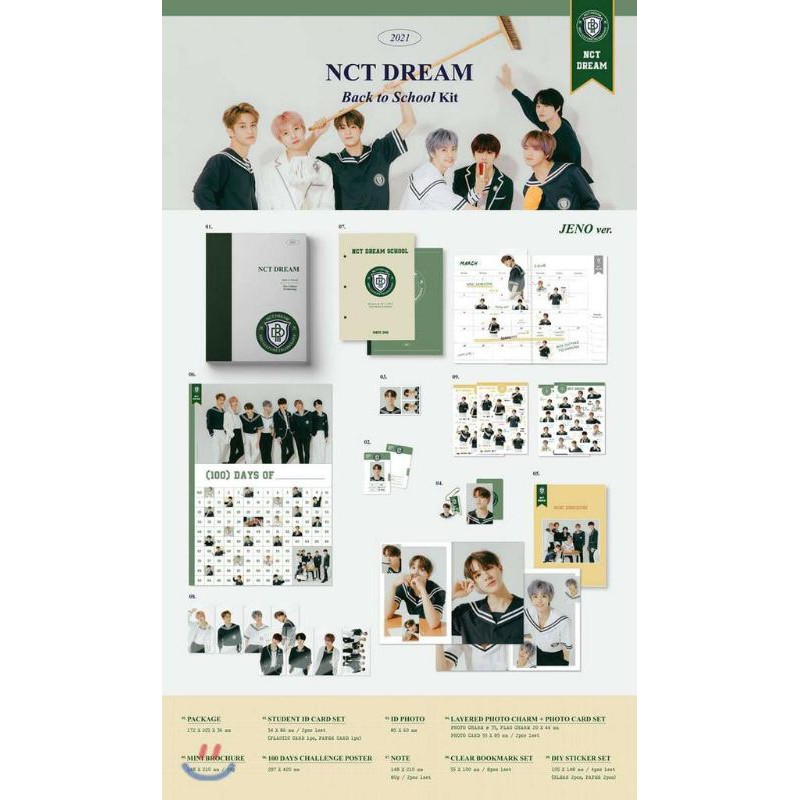 [READY] B2S KIT BACK TO SCHOOL NCT DREAM JAEMIN VER.
