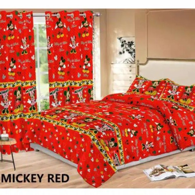 spreai Mickey red 180 x200 no 1adem katun