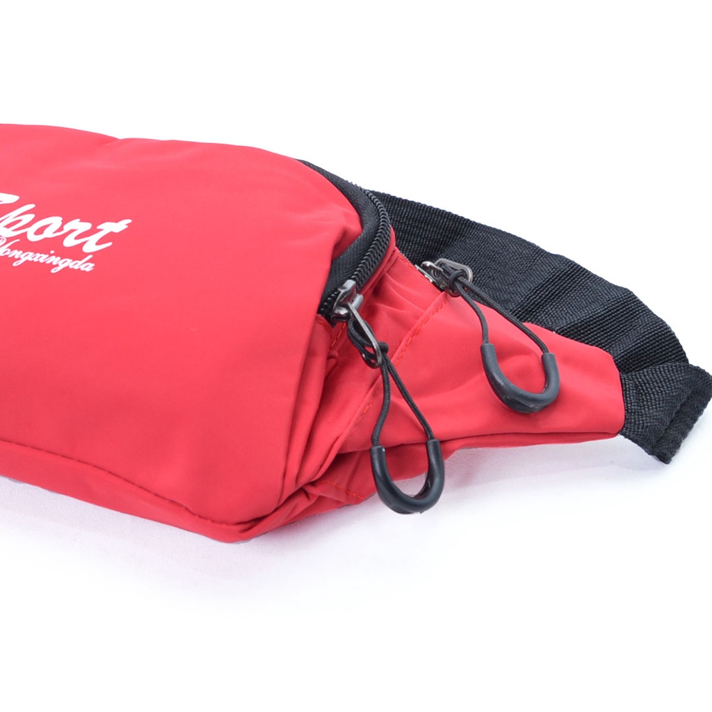 Tas Waistbag Distro Waterproof Oval Doble Strip  026