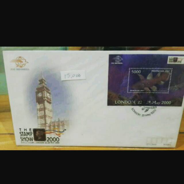 SHP Perangko Indonesia di The Stamp Show London Thn 2000