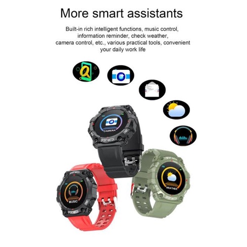 PEMANTAU TEKANAN DARAH DETAK JANTUNG MONITORING TIDUR JAM TANGAN FD68_SMART_WATCH_JAM TANGAN PRIA