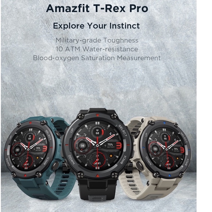 Amazfit T-Rex Pro Military Grade Smartwatch GPS SpO2