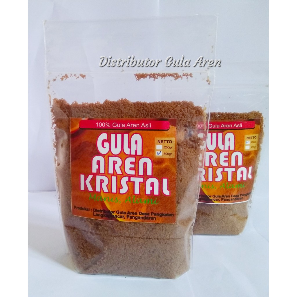 

500gr Gula Kristal/Gula Semut Aren Asli