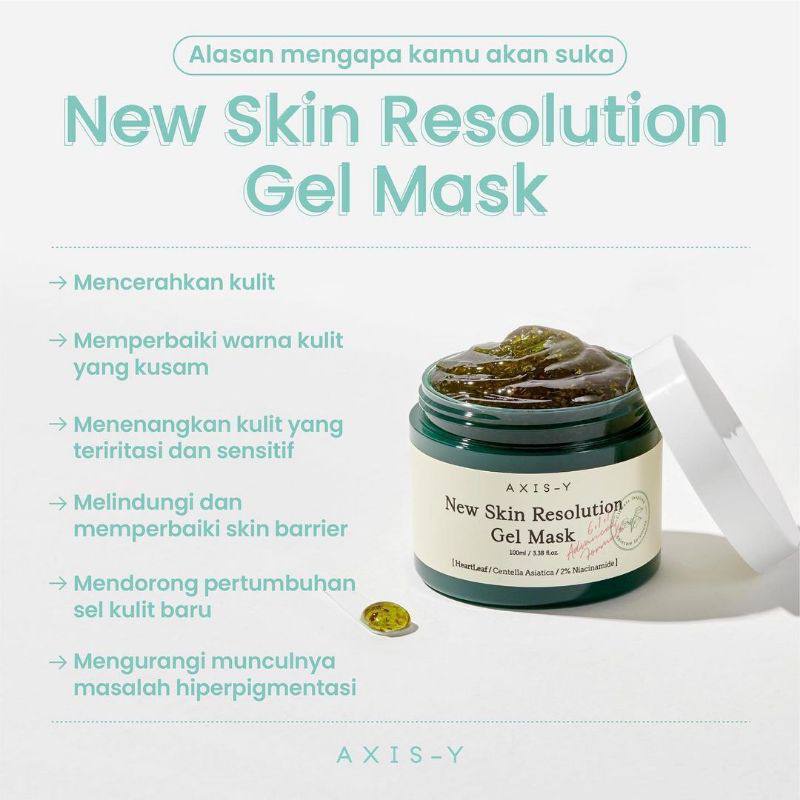 AXIS-Y New Skin Resolution Gel Mask [100ml]