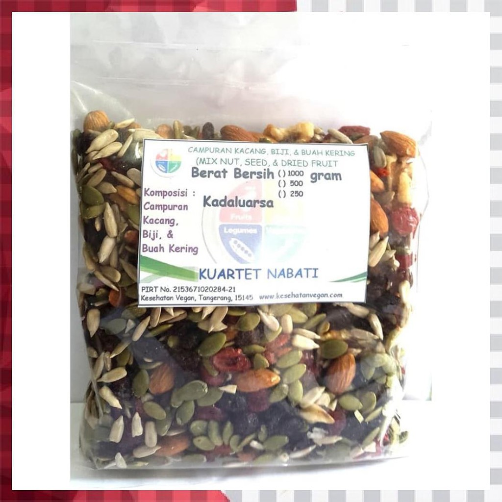 

CAMPURAN KACANG, BIJI, & BUAH KERING / MIX NUT 500 GR