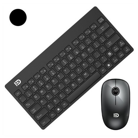 Paket Keyboard Mini Mouse Wireless Eyota G1500 Silent Click free batre