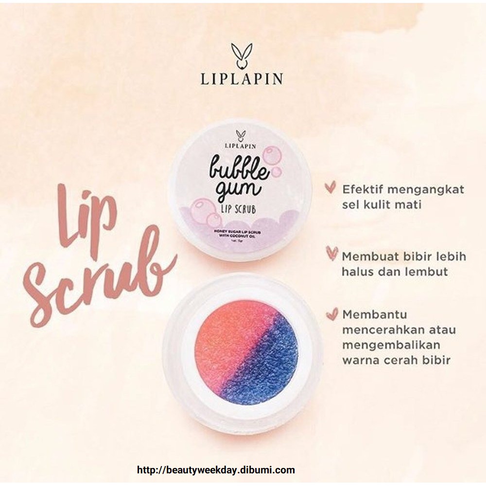LIPLAPIN LIP SCRUB (100 ORIGINAL KOREA) Shopee Indonesia