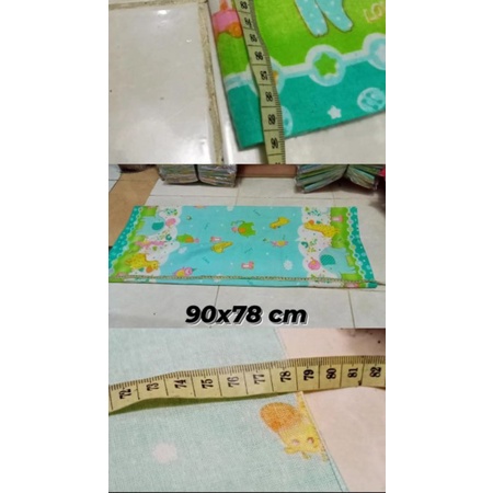 12 pcs bedong bayi / gedong bayi murah kain flanel size 90x80