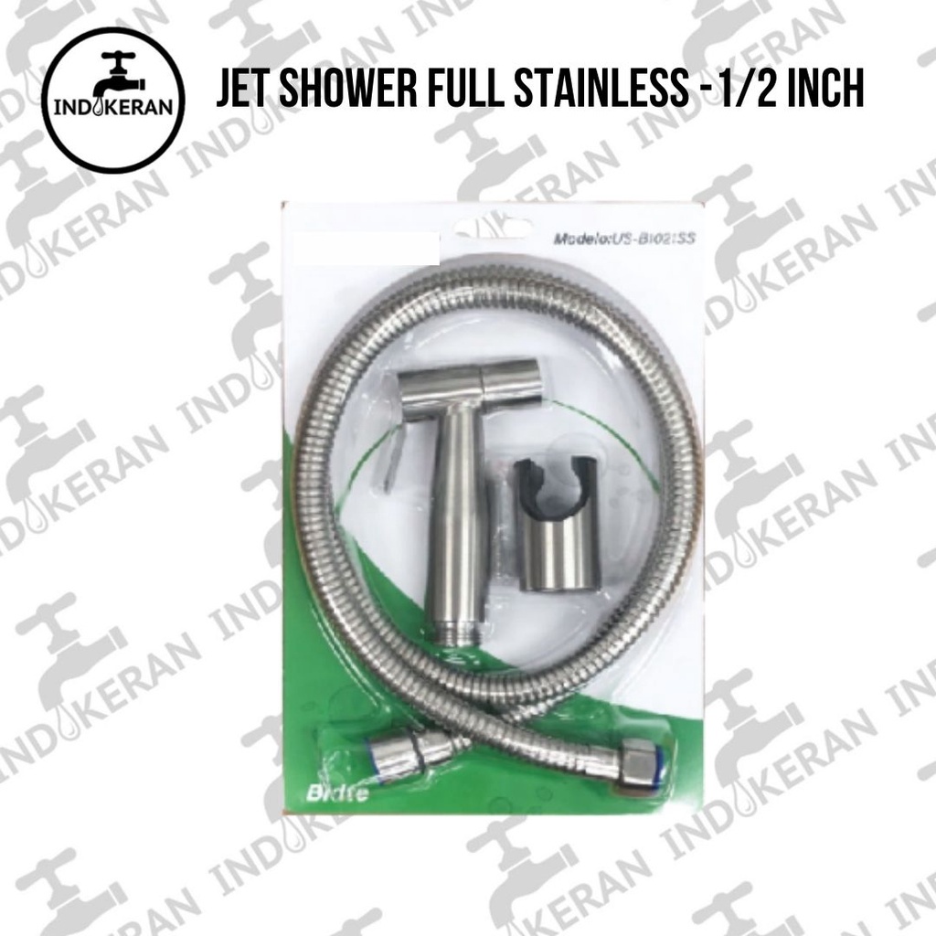 INDOKERAN - Jet Shower Toilet Set Full Stainless SUS 304