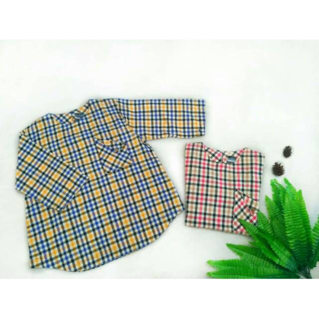 BLOUSE KOTAK KOTAK/BLOUSE JUMBO