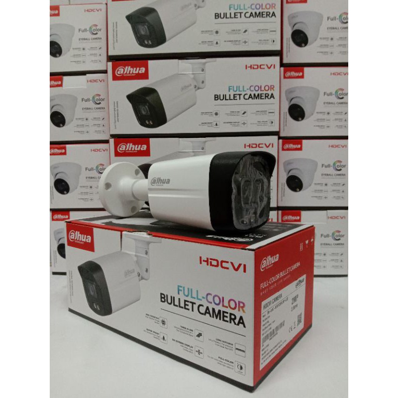 CAMERA CCTV DAHUA COLORVU AUDIO 2MP DH-HAC-HFW1239TLMP-A-LED