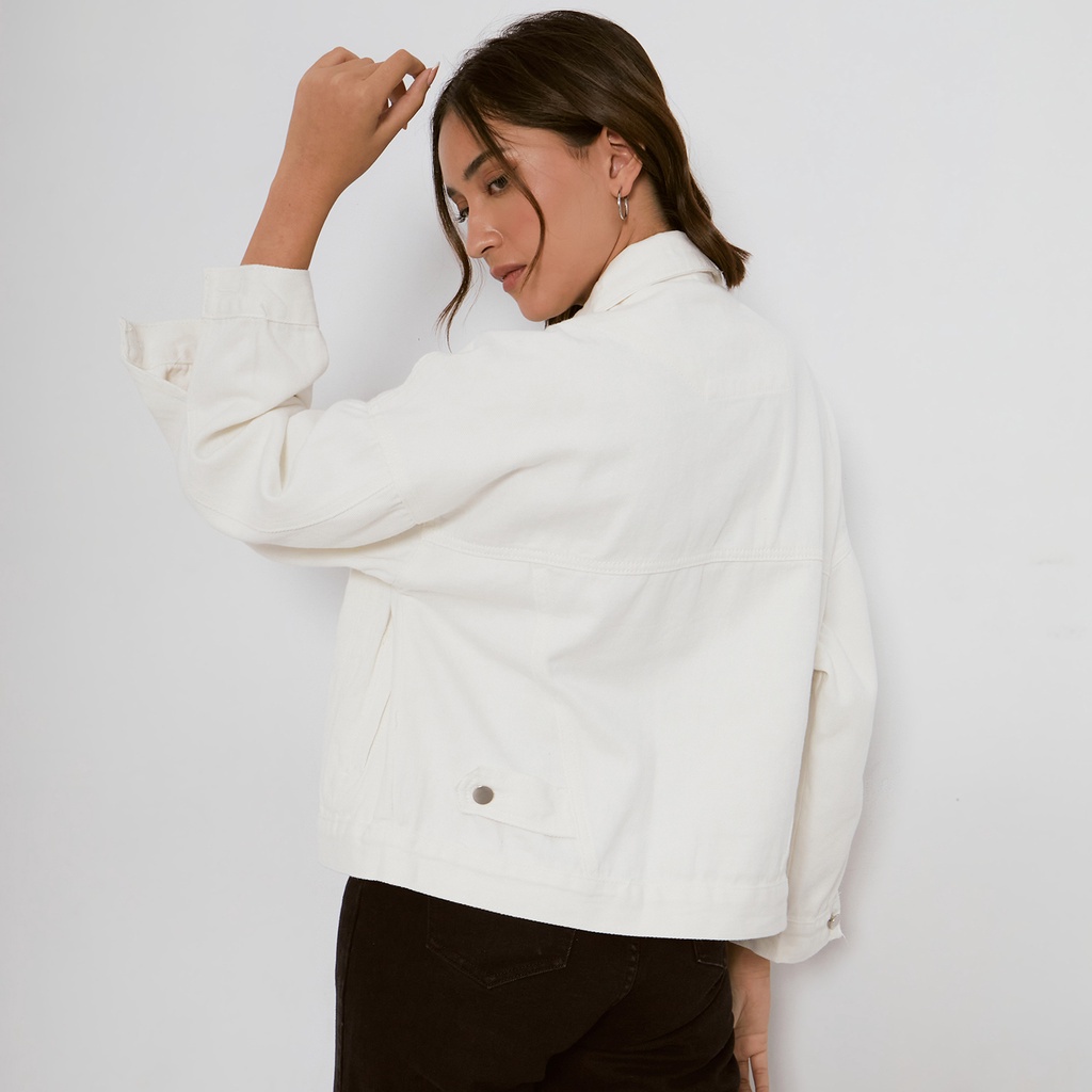 VIERLIN - oversize jaket jeans 303