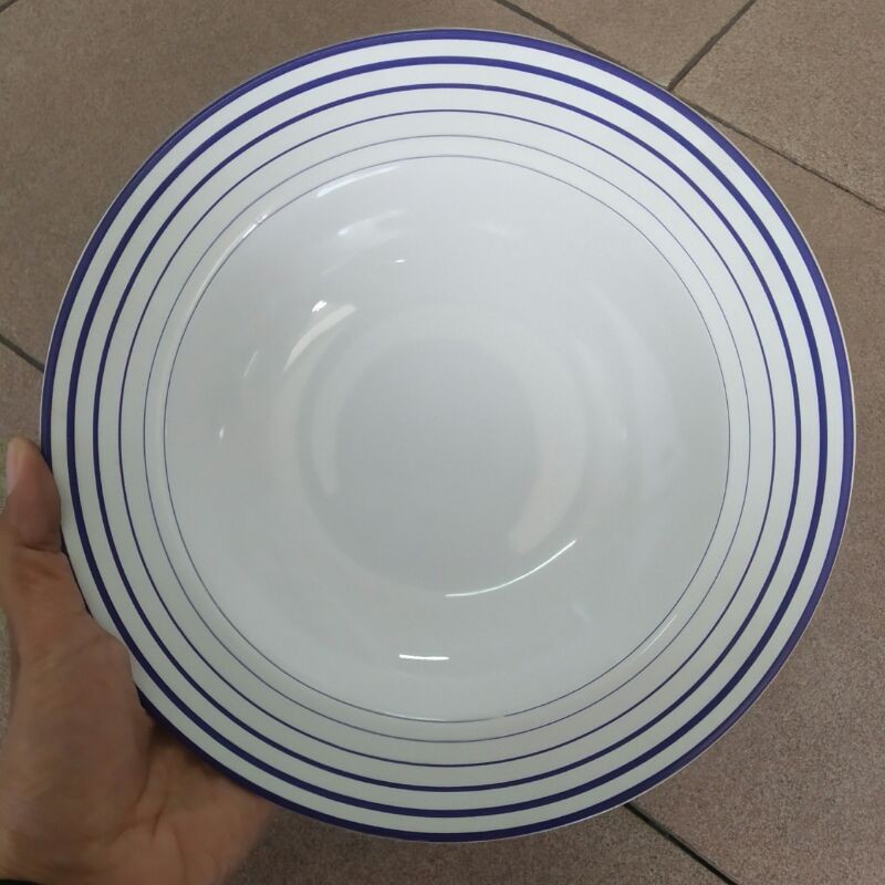 SOUP PLATE PASTA PLATE PIRING MAKAN KERAMIK HIAS SANGO TABLEWARE CANTIK