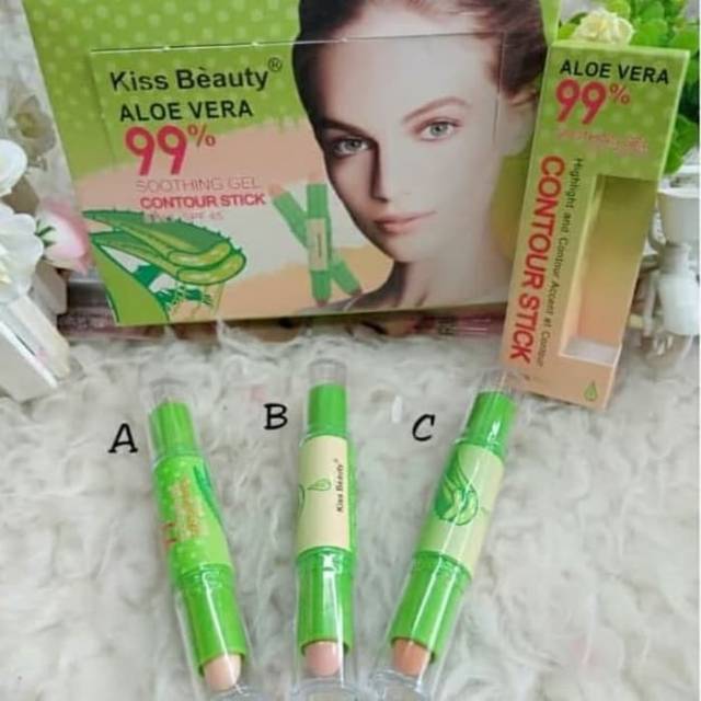 COUNTOUR STICK KISS BEAUTY ALOE VERA 2in1