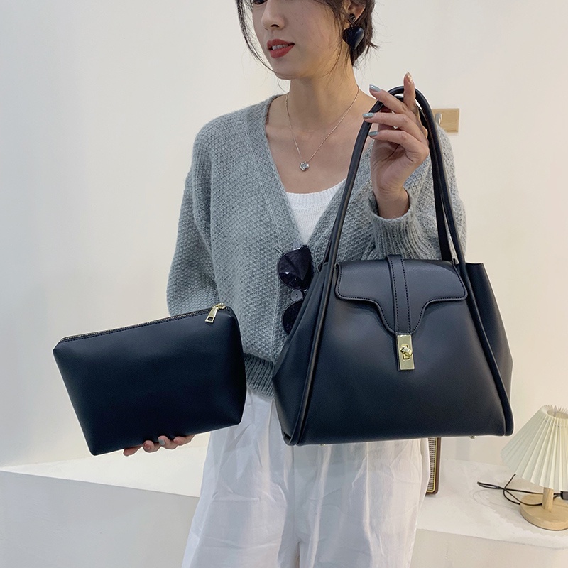 (2PC BISA IKG)GTBI998876561  New arrival  !!! Tas Tote Bag  Wanita Import Premium +WALLET