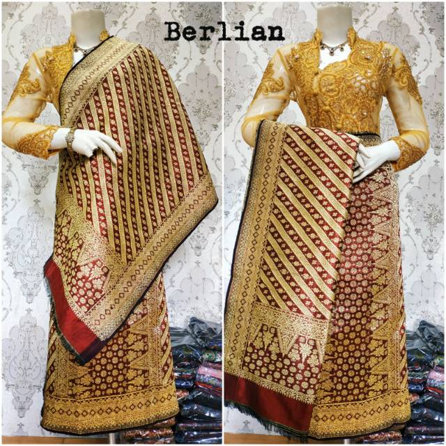 SONGKET TENUN SUTRA PALEMBANG BERLIAN ORIGINAL 001