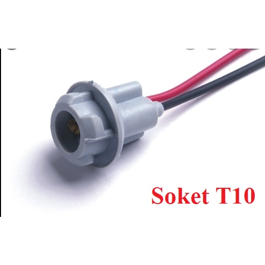 Soket Fiting Lampu Sen Sein Senja T10 Socket LED Tancap Speedometer Motor Mobil