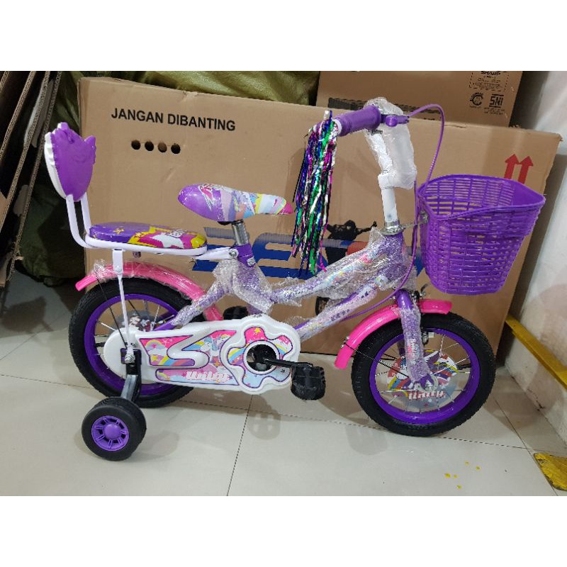 Sepeda Anak Sepeda Mini 12 inch Unity ( Kuda Pony )