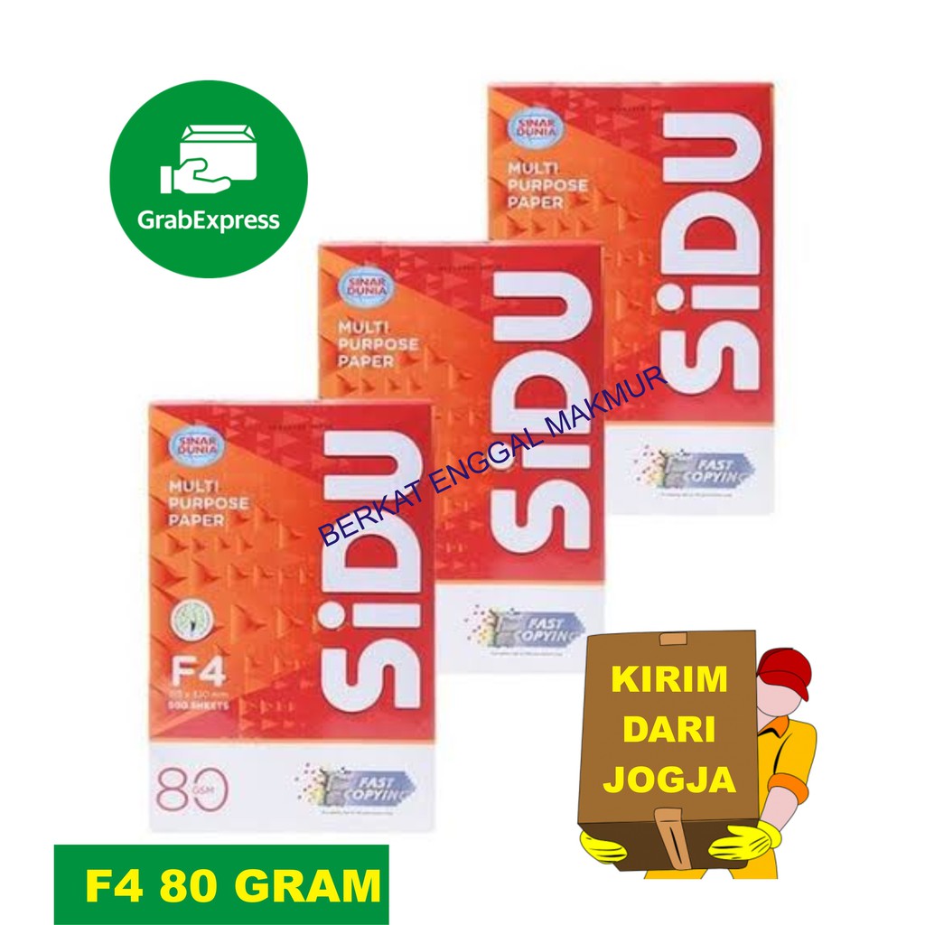 

Kertas HVS F4 80 gram Sinar Dunia Kertas Print Fotocopy 1 Rim