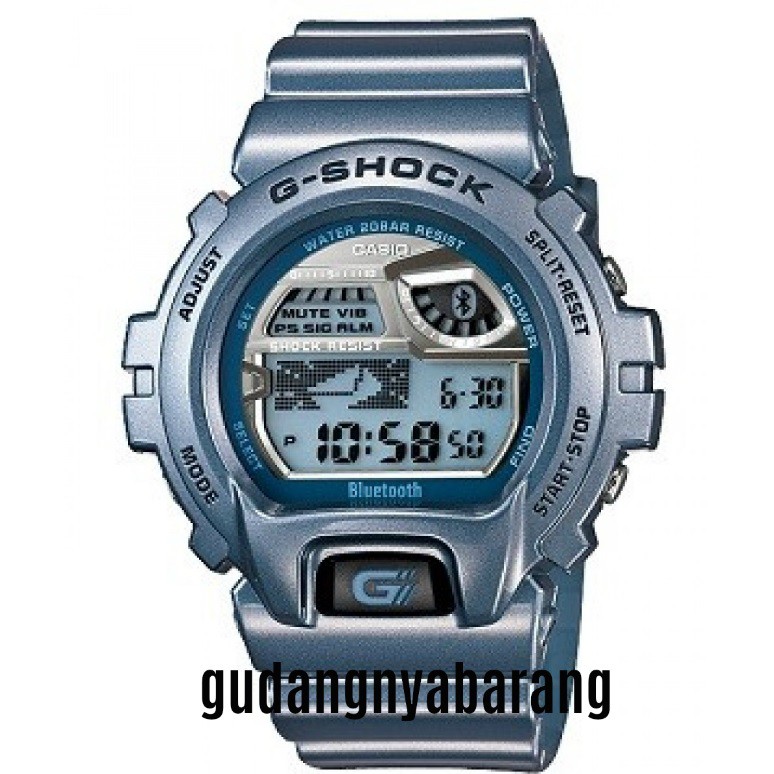 JAM TANGAN PRIA - COWOK - LAKI CASIO G-SHOCK GB-6900AB-2A BLUETOOTH DIGITAL BLUE BIRU ORIGINAL
