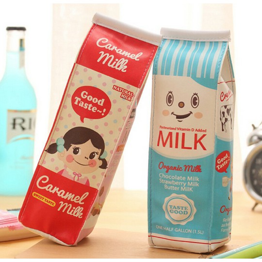 

Tempat Pensil Kotak Susu. Pencil Case Milk.