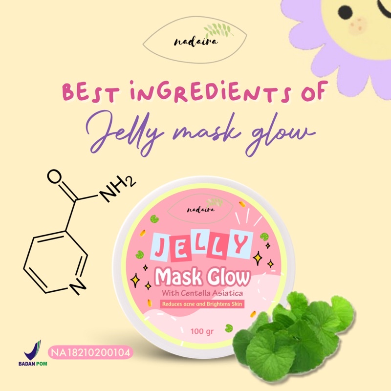 jelly mask glow with centella asiatica