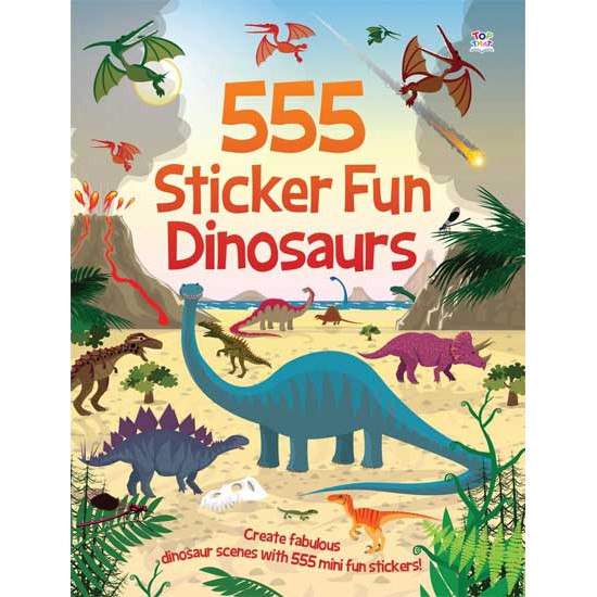

BUKU STICKER 555 Sticker Fun DINOSAURS Sticker Book