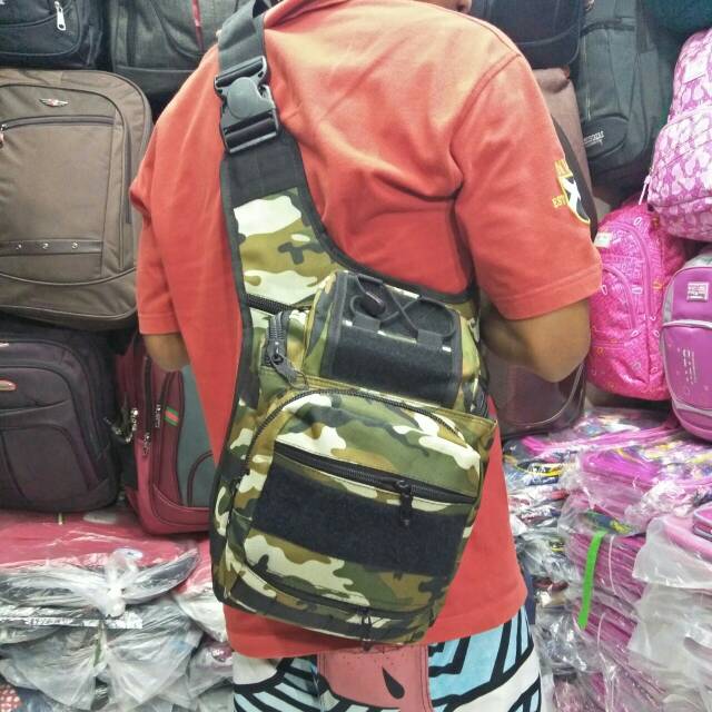 tas slempang tactical pria jumbo