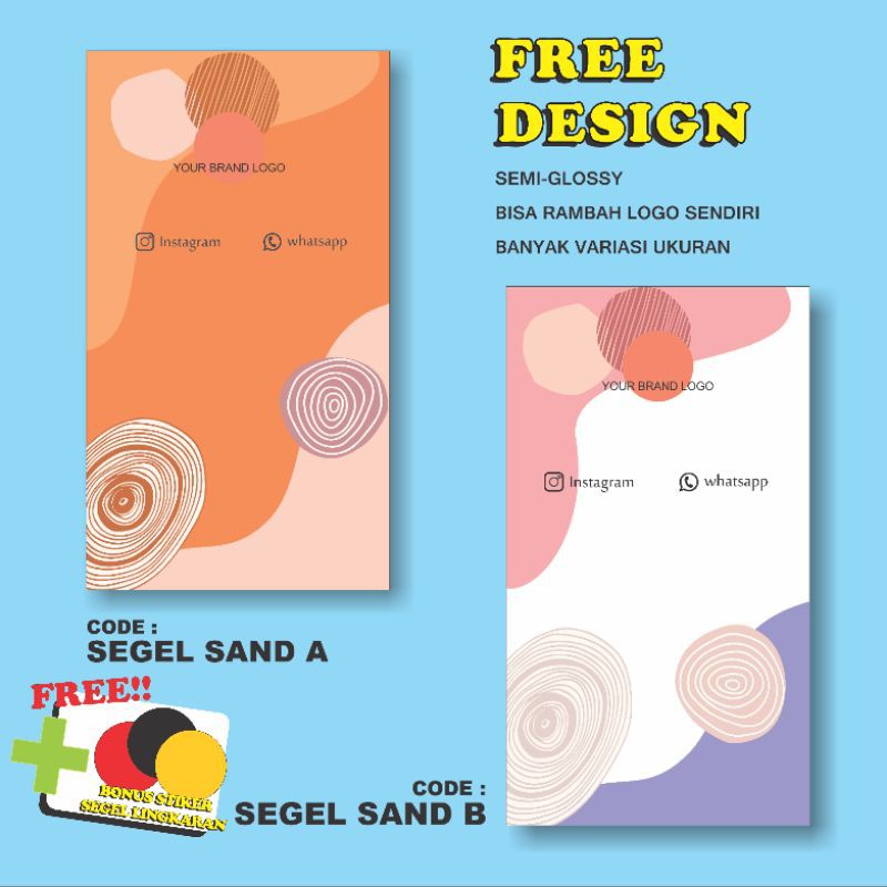 

Stiker label / stiker segel / stiker souvenir / stiker hampers / stiker gift / stikel label olshop