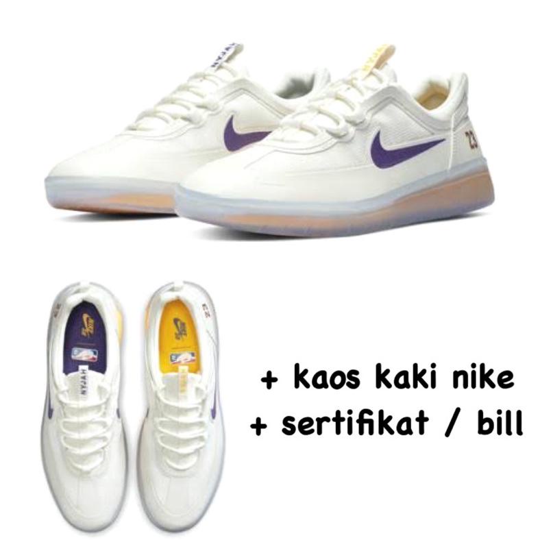 Sepatu Nike Nyjah Free 2 2.0 SB Black White Gum Navy Olympic Lakers Spiridon Green Blue Blue Gold