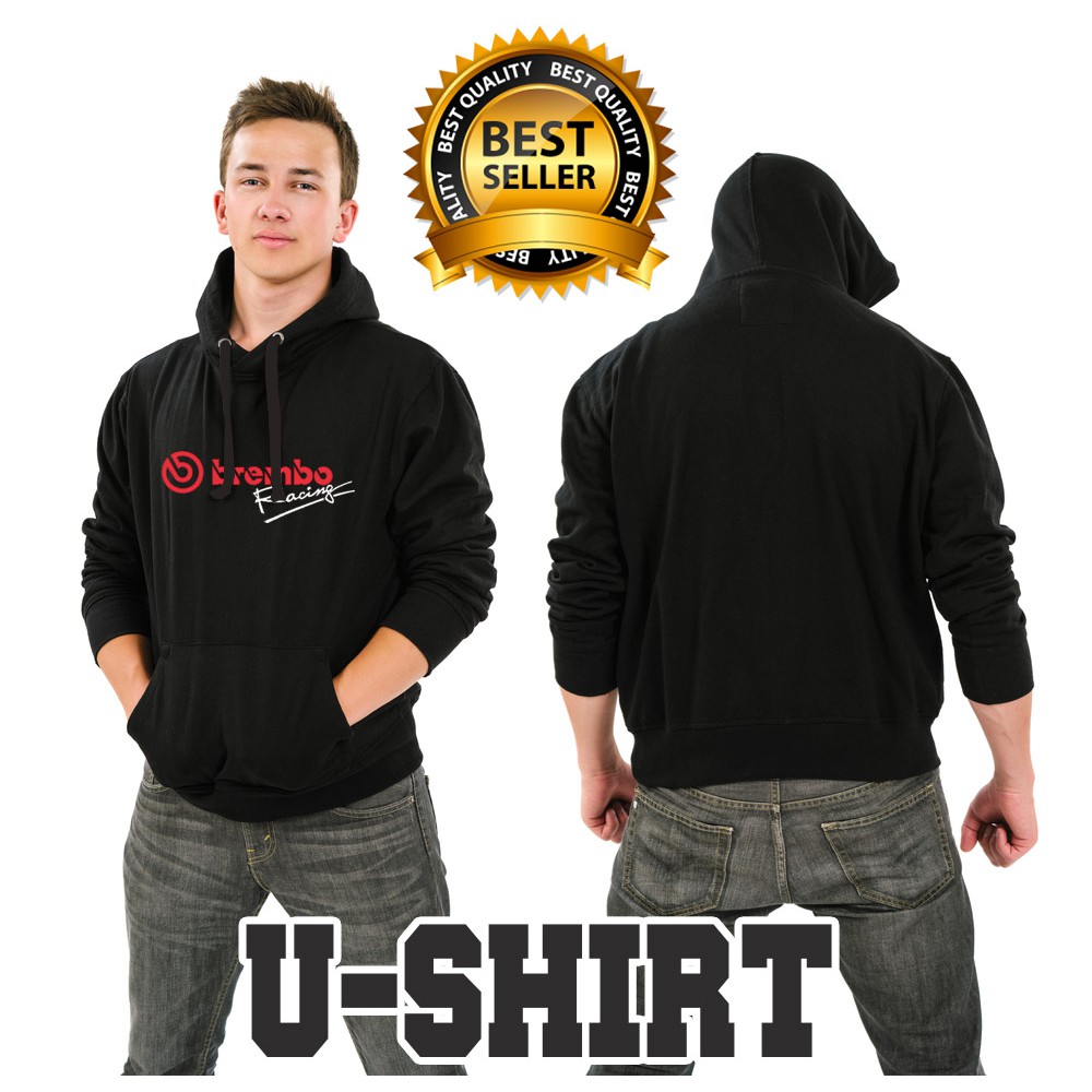 Jaket Sweater Distro Hoodie BREMBO RACING Keren PRIA&WANITA U-SHIRT