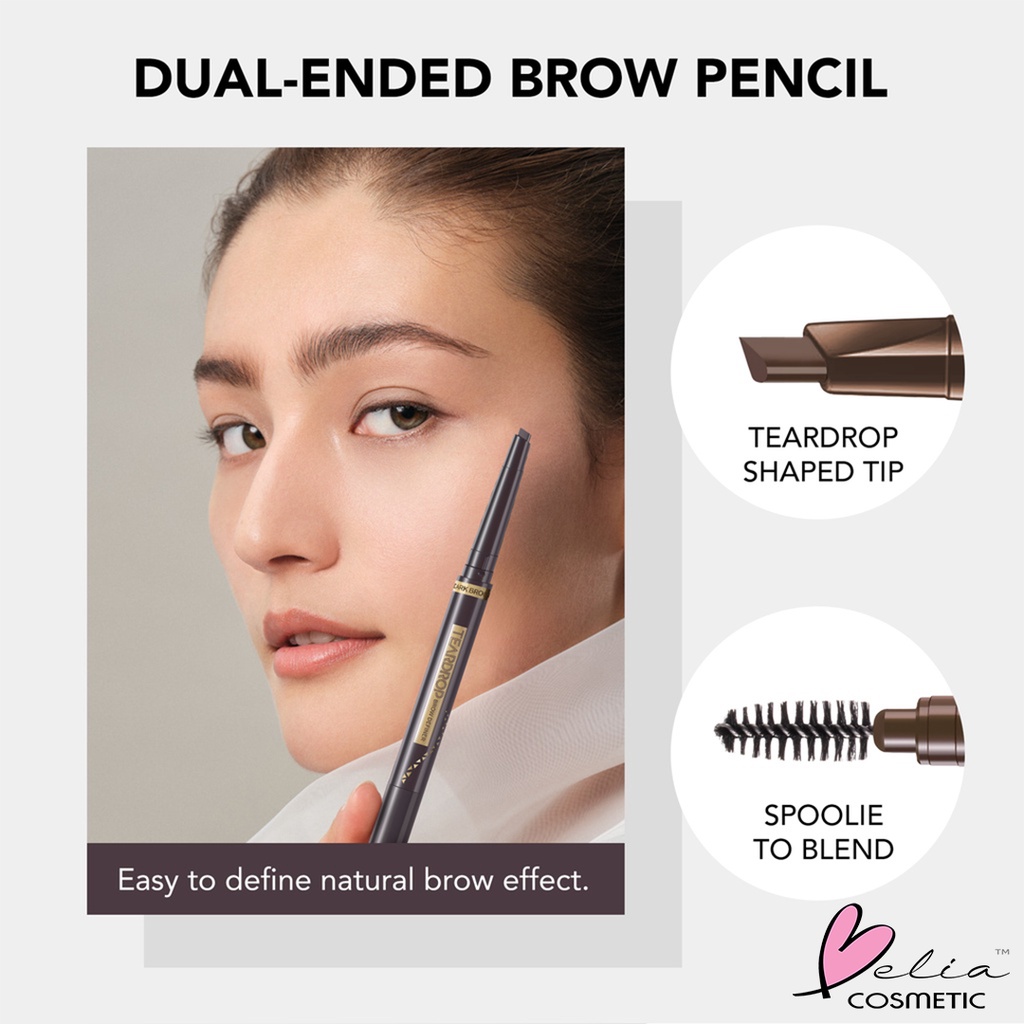 ❤ BELIA ❤ YOU Teardrop Brow Definer | Eyebrow | Pensil Alis | Waterproof | Long Lasting BPOM