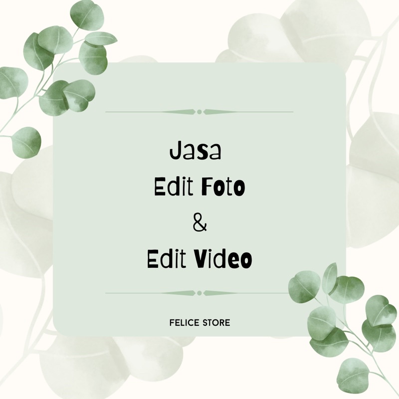 jasa edit foto edit video