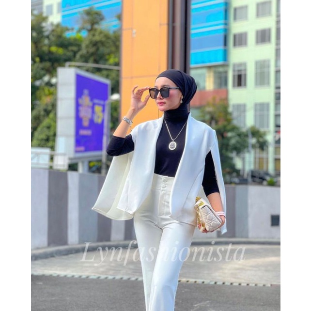 (TERMURAHH)CAPE BLAZER WANITA KOREA/CAPE BLAZER NAGITA/BLAZER OFFICE