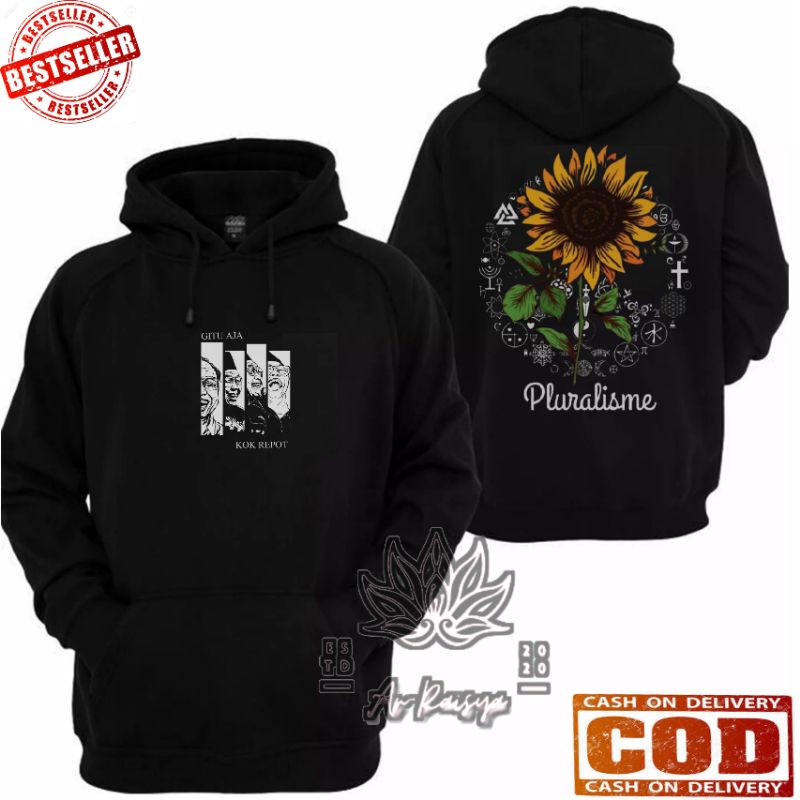 Hoodie panjang umur hal baik/jaket panjang umur hal baik/Hoodie pluralisme/Jaket pluralisme/Jaket to