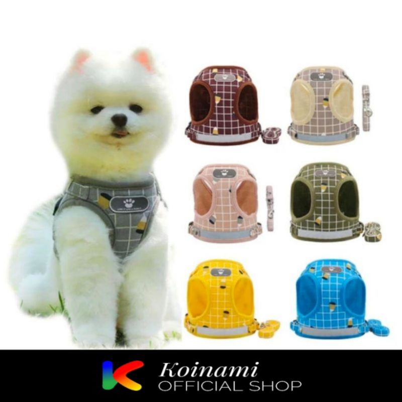 ROMPI + TALI / BAJU KUCING / BAJU ANJING / HARNESS / TALI PENUNTUN / RANTE